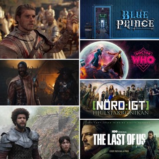 483. Den med Blue Prince och första intryck av The Last of Us S2 och Doctor Who S2 samt Hjulstakrönikan S03E07: Goldeneyes