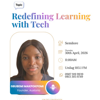 Redefining Learning with Tech with Gbubemi Makpokpomi 