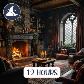 Harry Potter Ambience | 12 Hour Study Session with Harry Potter ASMR Ambience | Writing Sounds, Rain, and Owl Companion for Focus and Relaxation