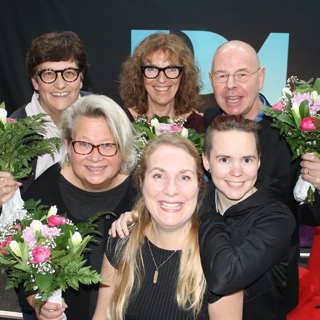Margit Silberstein, Willy Silberstein, Helle Klein och Karin Lennmor