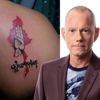 Protestera med en tatuering: Peder Gustafsson, Bangkok