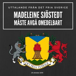 Madeleine Sjöstedt måste avgå omedelbart