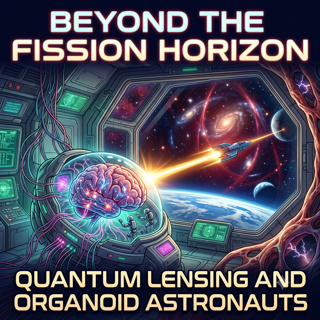 Beyond the Fission Horizon: Quantum Lensing and Organoid Astronauts