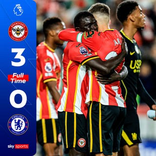 Chelsea’s defensive woes continue as Brentford win West London derby