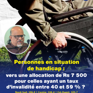 Personnes en situation de handicap : vers une allocation de Rs 7 500 pour celles ayant un taux d’invalidité entre 40 et 59 % ?
