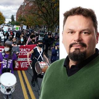 I Portland är stadens ärr synliga: Roger Wilson, Portland
