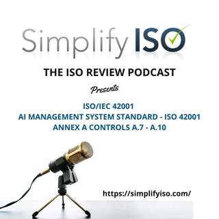 ISO/IEC 42001 AI Management System Standard - Annex A (Controls), A.7 - A.10