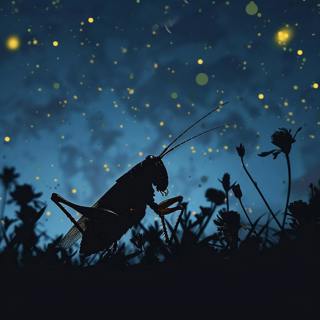 Crickets - Calming Nature Night Sounds & Sights for Sleep & Relaxation - 8 Hours