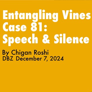 2024.12.07 - Entangling Vines Case 81- Speech And Silence, By Chigan Roshi - DBZ, Rohatsu Sesshin
