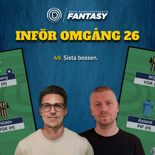 Inför omgång 26: Sista bossen.