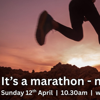 It's a marathon not a sprint