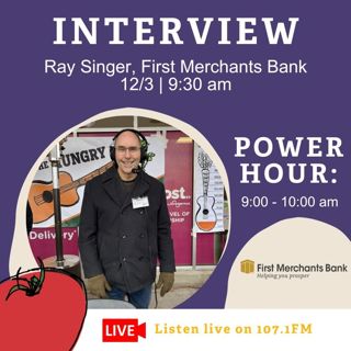 ROCKIN' FOR THE HUNGRY 2025 ~ Ray Singer, Banking Center Manager at First Merchants Bank