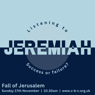 The fall of Jerusalem