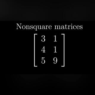 Nonsquare matrices as transformations between dimensions | Chapter 8, Essence of linear algebra