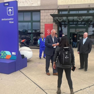 World Cup competitors and fans are arriving in Arlington