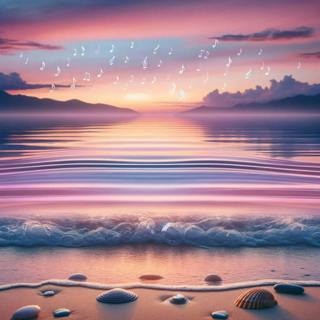 🎵🌊😴 The soothing sound of WAVES, combined with gentle MUSIC, improves SLEEP quality
