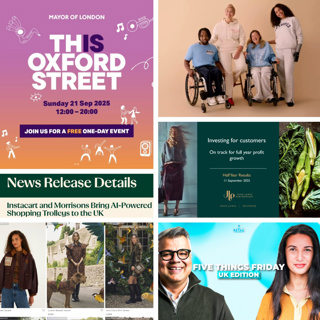 Asda’s Adaptive Line, JLP’s H1, AI Carts at Morrisons, 5 Things Friday UK with Simone Oloman