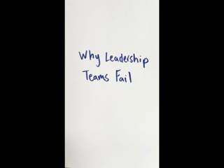 Why Leadership Teams Fail