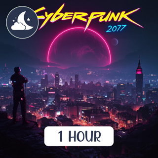 1 Hour Cyberpunk Ambient Relaxation - Bladerunner Inspired Soundscape for Sleepless Nights