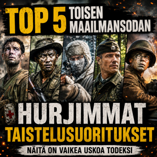 TOP 5 toisen maailmansodan hurjimmat taistelusuoritukset – Näitä on vaikea uskoa todeksi | Historian salaisuudet Podcast