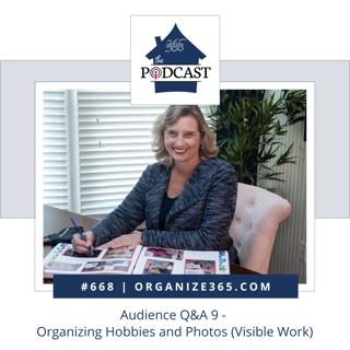 668 -Audience Q&A 9 Organizing Hobbies & Photos (Visible Work)