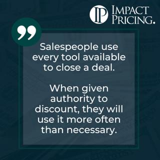 Pricing Table Topics: 2 of Clubs – Salespeople with Authority to Discount