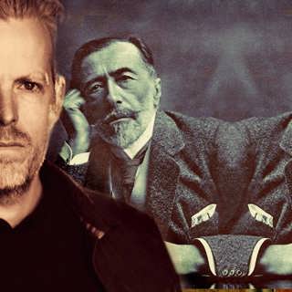 Plötsligt i dimman får jag syn på Joseph Conrad