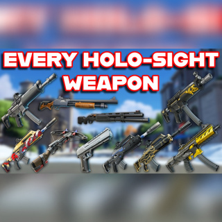 Ranking EVERY HOLO-SIGHT WEAPON In FORTNITE HISTORY From WORST To BEST