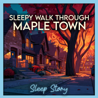 A Midnight Walk Through Maple Town | Cozy Bedtime Story for Adults, Deep Sleep Meditation, Relaxing Sleep Story, Peaceful Autumn Night & Soothing Narration