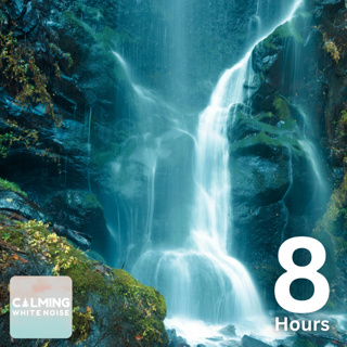 Waterfall Noise With River In Forest (8 Hours) | Peaceful Comfort For Relaxing, Studying, and Sleep 🌳💧