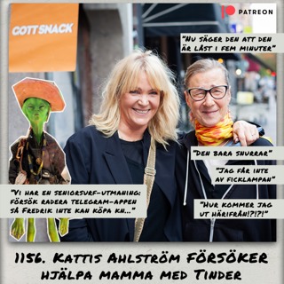 1156. DEL 2: Kattis Ahlström försöker hjälpa Gunilla med Tinder