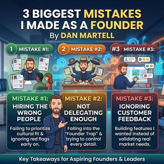 3 Biggest Mistakes I Made as a Founder | Dan Martell
