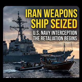 🎙️ U.S. Navy Seized Iran’s Secret Weapons Ship—Tehran Struck Back .Please like, share , follow and comment. Thank you.