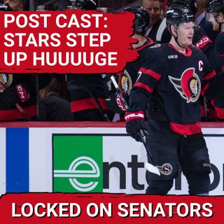 POST CAST: BRADY TKACHUK, TIM STÜTZLE & LINUS ULLMARK LEAD OTTAWA SENATORS TO HUGE WIN OVER CAROLINA