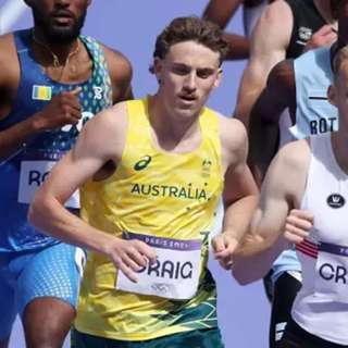 Local speedster Peyton Craig is back on the track in the 800m semi-final tonight from 7.30 and his Mum is a nervous wreck!