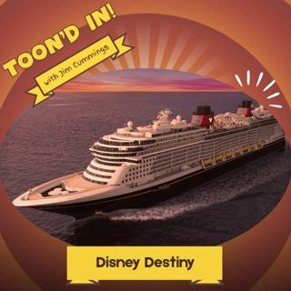 Toon'd In! at Sea on the Disney Destiny (Bill Farmer, Bret Iwan, Tate Donovan, Kaitlyn Robrock, and Nikkolas Smith)