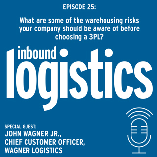 IL Podcast 025: What are some warehousing risks that your company should be aware of before choosing a 3PL? Guest: John Wagner, Jr., Wagner Logistics