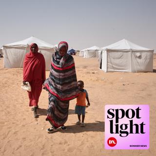 Massakern i Sudan syns från rymden