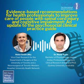 Evidence-based recommendations for health professionals to improve care of people with spinal cord injury and cognitive impairment: An update to the psychosocial clinical practice guide