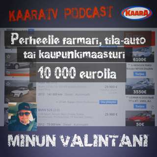 S1E14 - Kahden aikuisen ja kahden lapsen perheelle farmari, tila-auto tai kaupunkimaasturi 10.000 eurolla