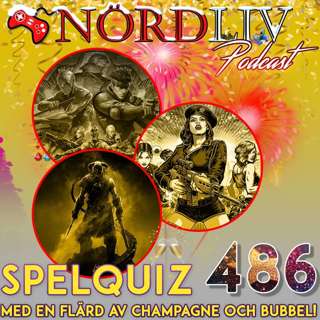 Avsnitt 486 (Jul 2024) - "SPELQUIZ med en flärd av champagne och bubbel!"