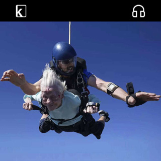 104 year old sky dives & breaks records; passes away in sleep days later