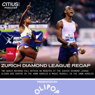 🚨 EMERGENCY PODCAST 🚨 – Two World Records Fall Within 40 Minutes At The Zurich Diamond League | Alison Dos Santos In The 400m Hurdles & Masai Russell In The 100m Hurdles