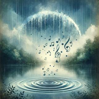 😴🌧️🎵 A RAINY Serenade Merging with MUSIC for a Peaceful SLEEP