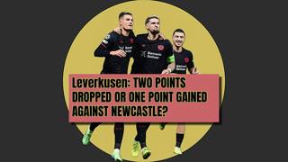 Did Bayer Leverkusen gain a point or drop two against Newcastle United?