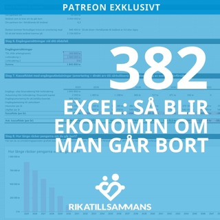 382. Räkna på livförsäkring | Excel-fil ingår (patreon exklusivt)
