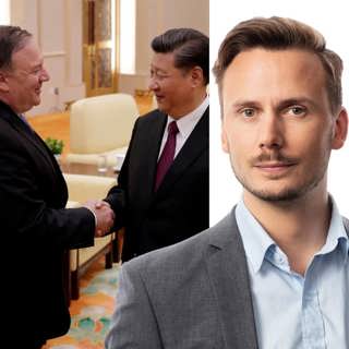 Mediekonflikt mellan USA och Kina: Björn Djurberg, Peking