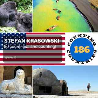 Stefan Krasowski - 186 countries... and counting!