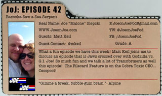 G.I. Joe Ep 42: Bazooka Saw a Sea Serpent w/ Matt Keil