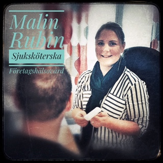 Företagssköterska, Malin Rubin
